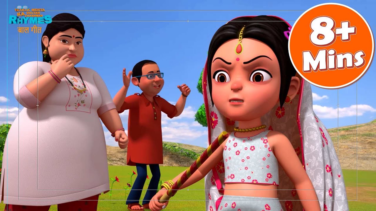 8 Min of Fun & Entertainment | Taarak Mehta Ka Ooltah Chashmah Hindi Rhymes #tmkocrhymes
