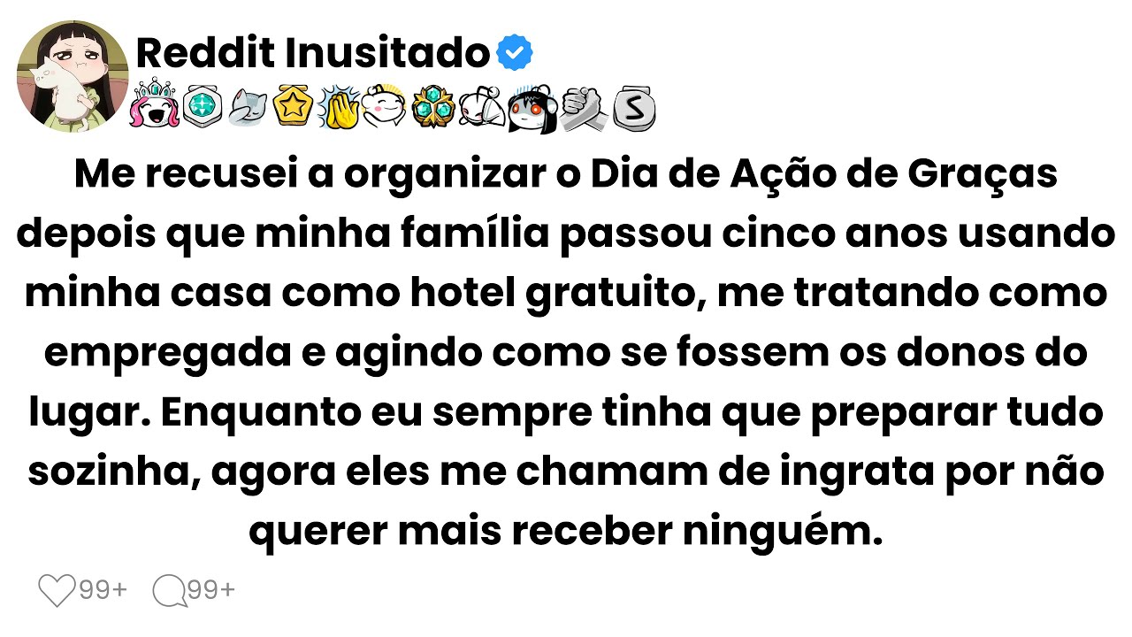 Me recusei a organizar o Dia de Ação de Graças depois que minha família passou cinco anos usando...