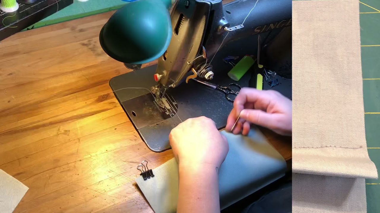 sewing a storm flap