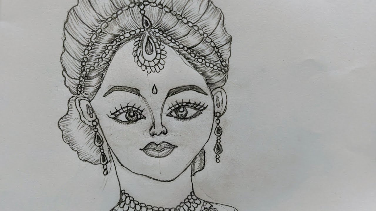 How to draw beautiful girl with makeup। #ruchikaartcreation #drawing #drawingforkids #viralvideoart