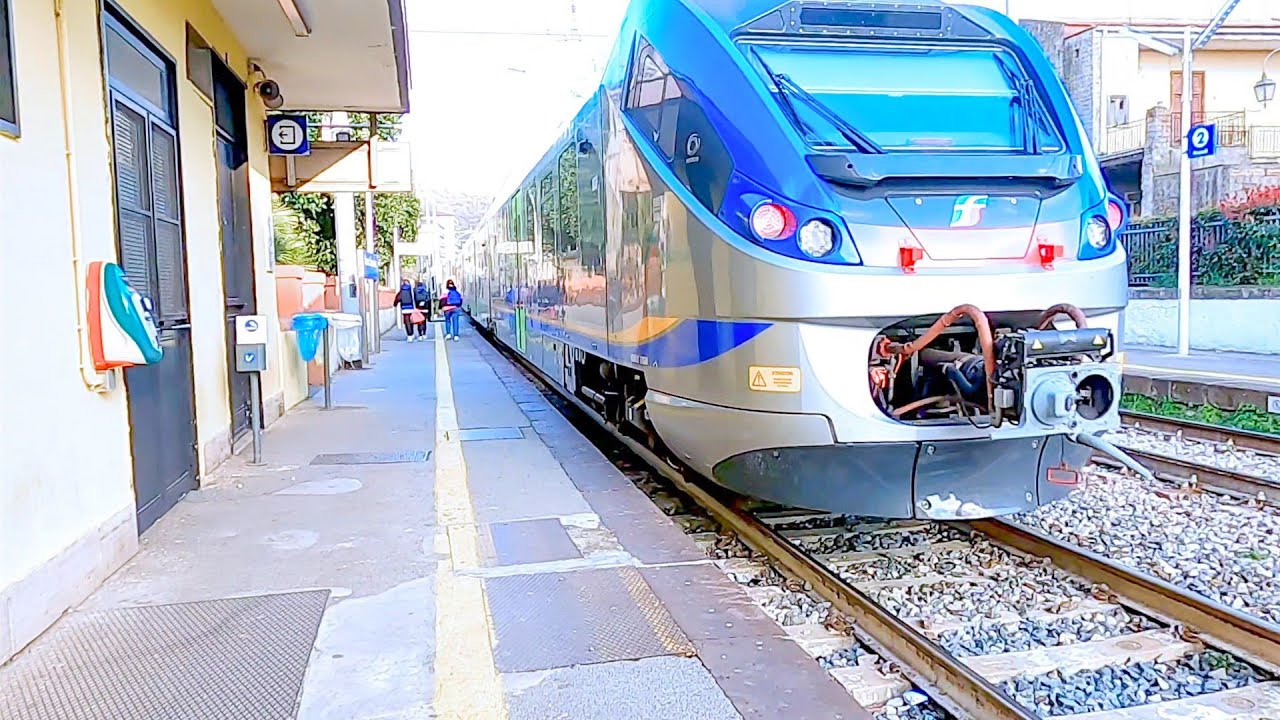 Italy/Salerno _Train Metro Ride from 