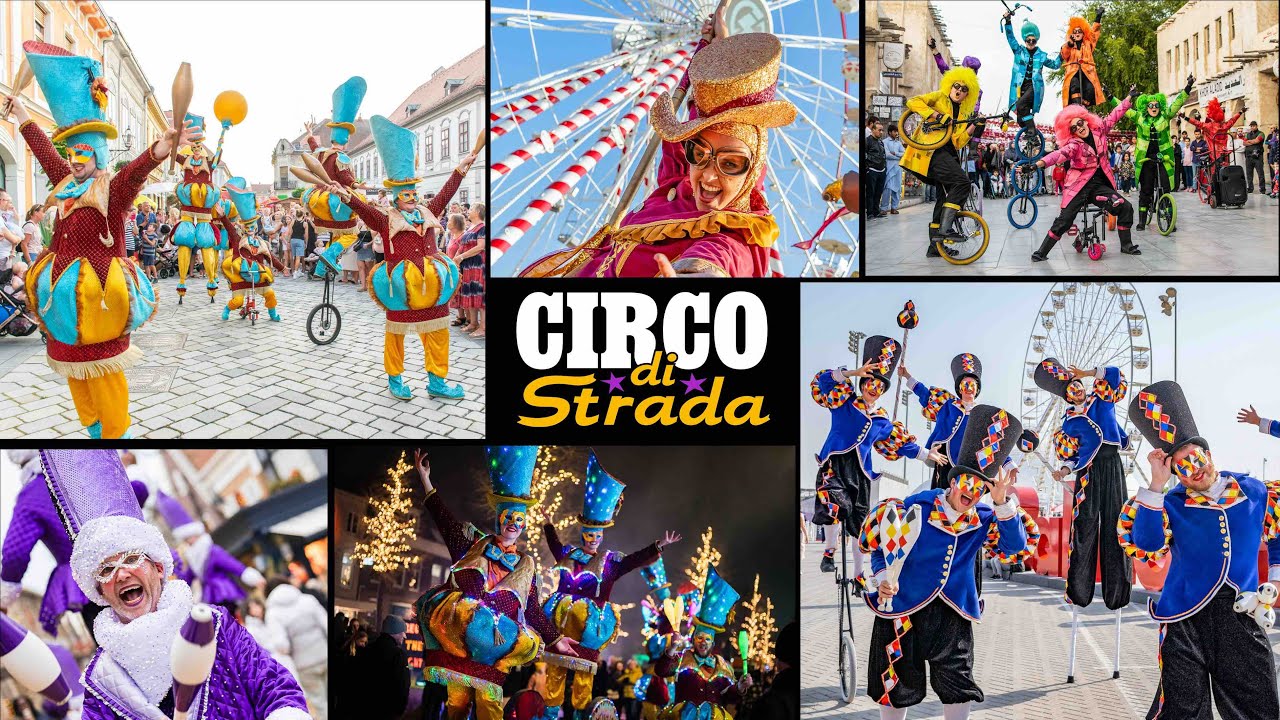 Circo di Strada - Street theater - roaming entertainment - circus parade - festival show - walk act