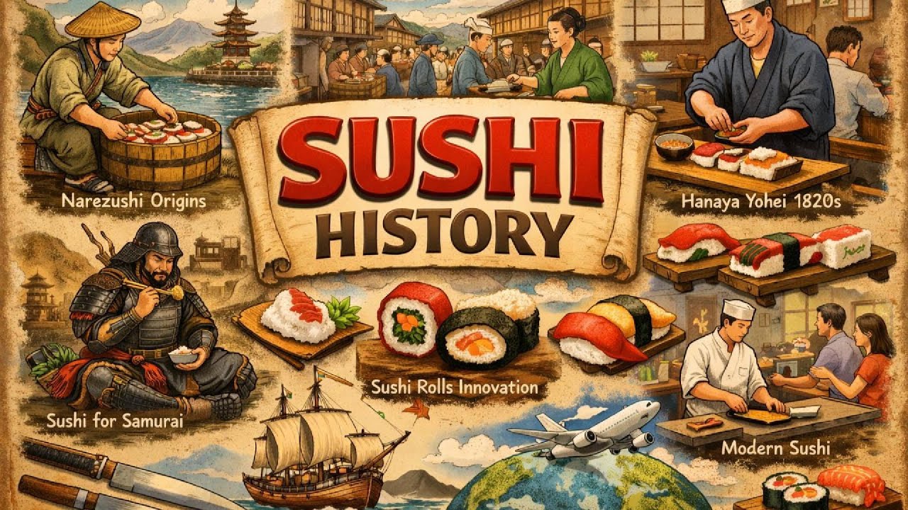 Sejarah Sushi Yang Ternyata Bukan Asli Asal Jepang