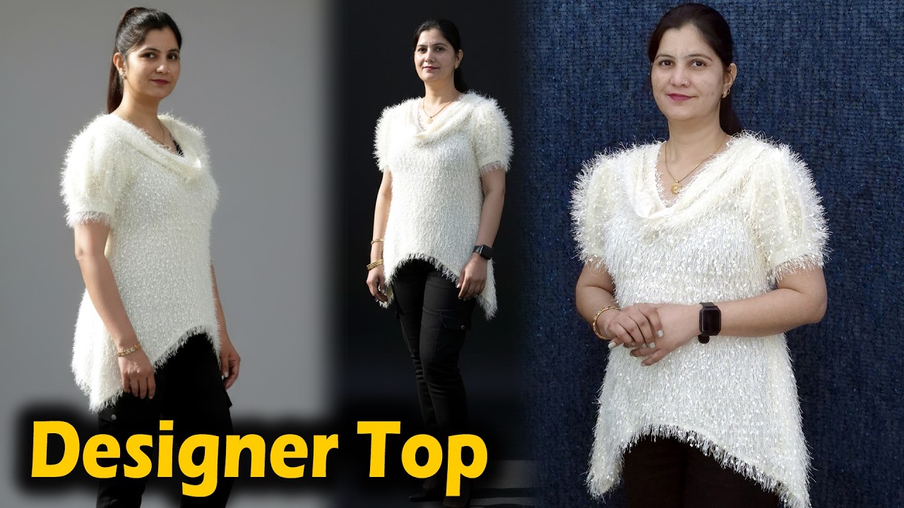 सिर्फ एक मीटर में Trending Top Cutting and Stitching in Hindi