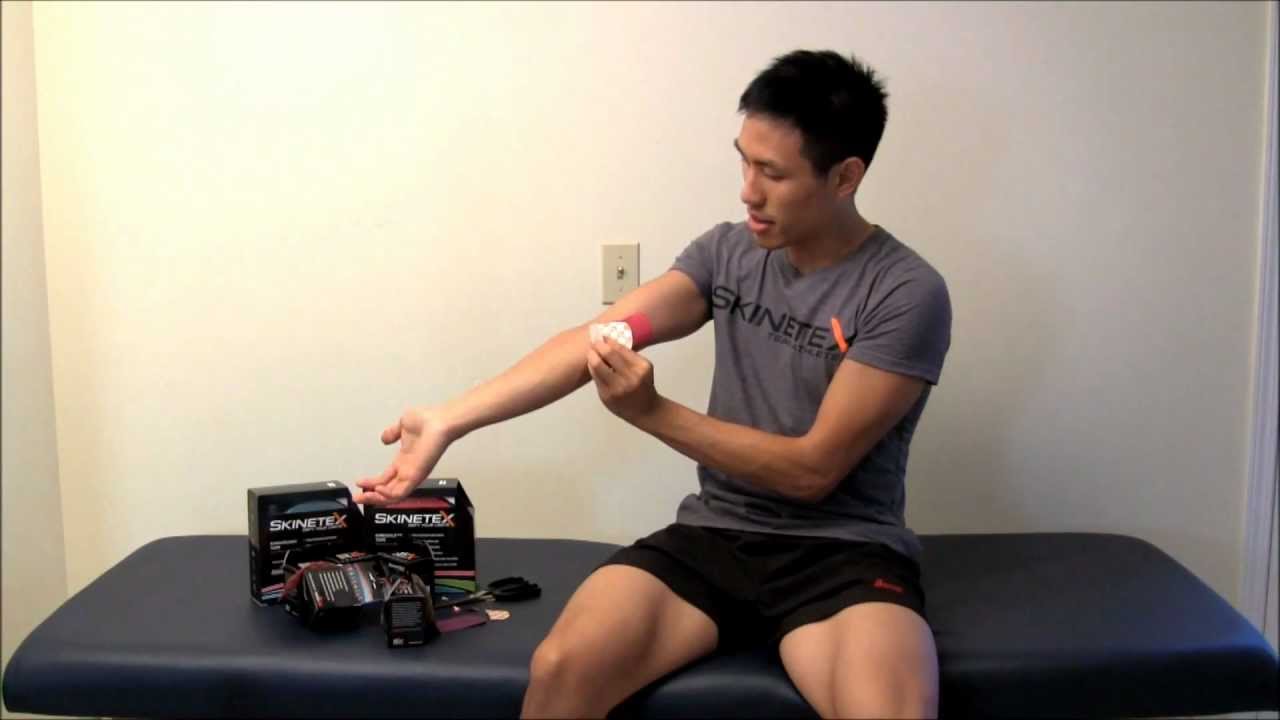 Golfer's Elbow taping - Skinetex