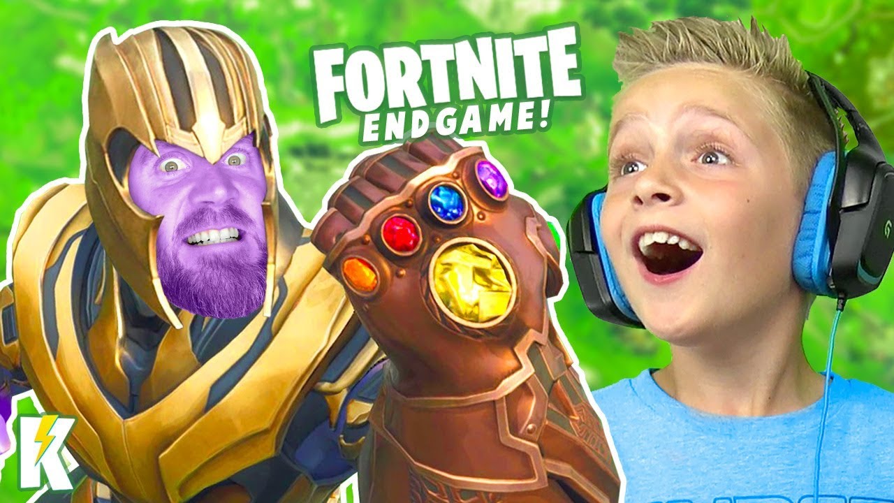 My Dad is THANOS! Fortnite ENDGAME on K-City GAMING