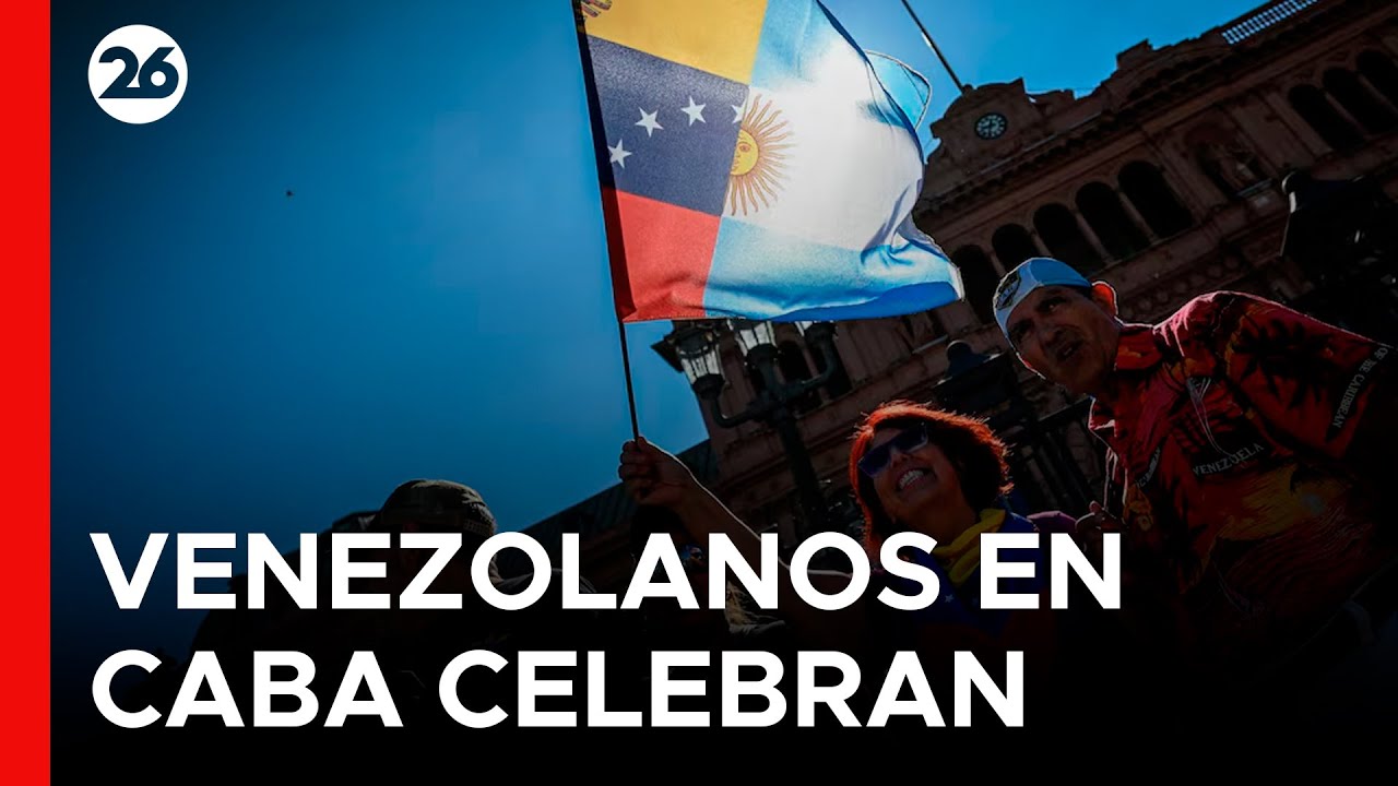 🚨 EMOCI&Oacute;N EN BUENOS AIRES | Venezolanos en Argentina celebraron con l&aacute;grimas la captura de Maduro