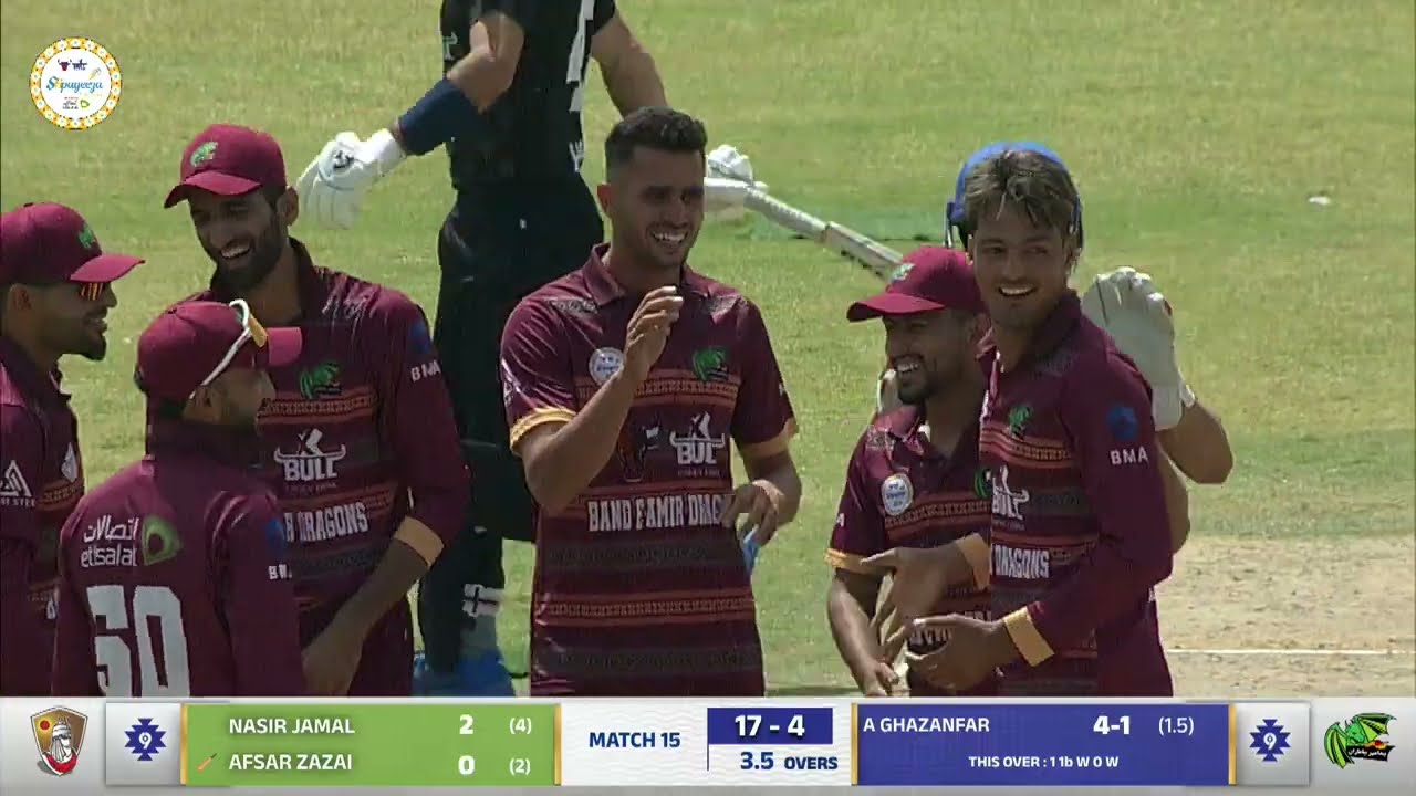 AM Ghazanfar's 4/13 Bowling Highlights against the Mis-e-Ainak Knights | SCL2024 | Kabul | ACB