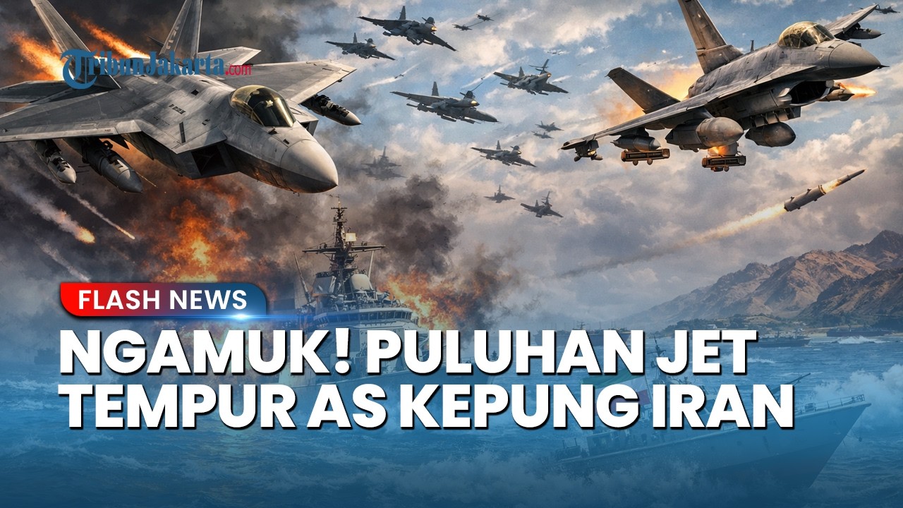 Iran Tutup Selat Hormuz, AS Balas Kirim Jet F-35, F-22 dan F-16, Dunia Waspada Konflik Besar