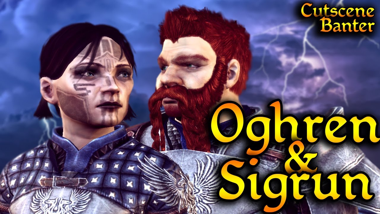 Oghren and Sigrun Cutscene Banter | Dragon Age: Origins - Awakening