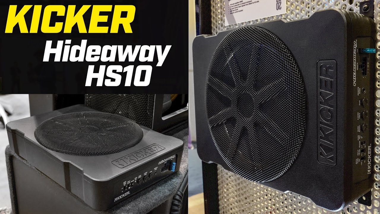 Корпус для активного сабвуфера Kicker HS10 Hideaway — CES 2020