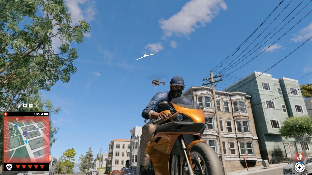 Watch Dogs 2 SWAT Police Shootout  + Epic 5 Star Wanted Level Escape