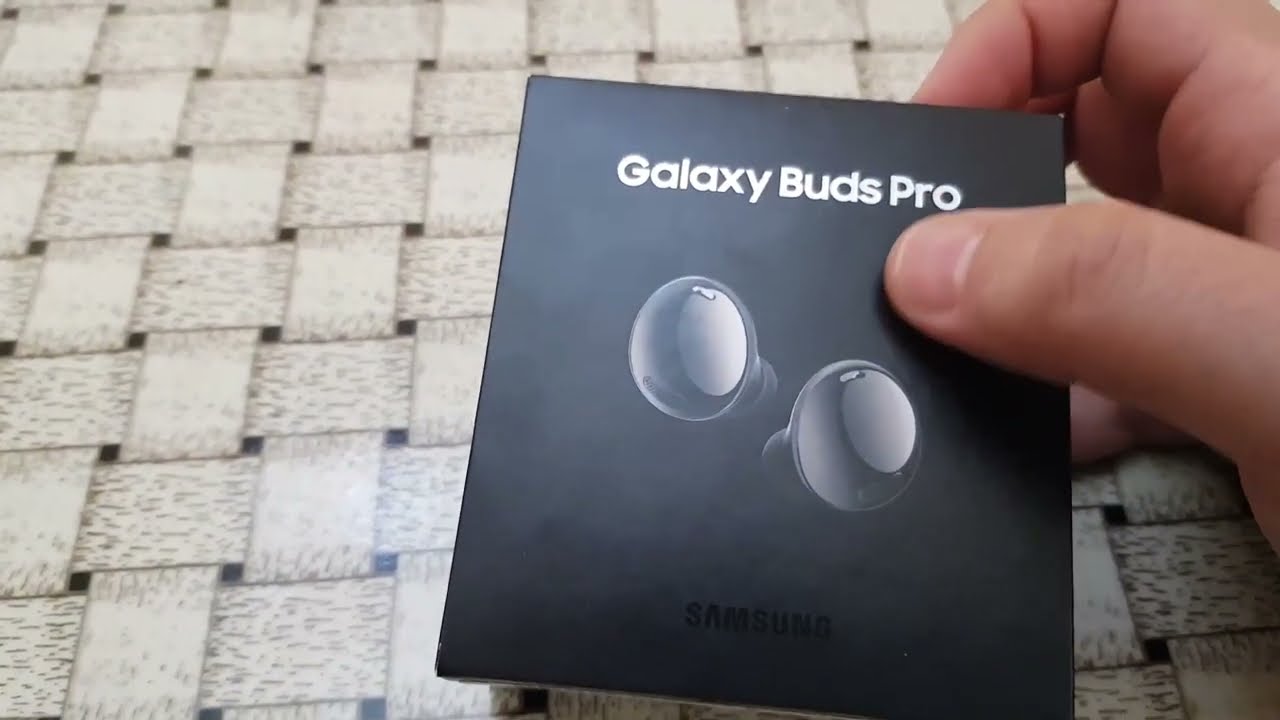 فتح صندوق ومعاينة محتويات سماعة سامسونج كلاسكسي بدز برو |unboxing Samsung Galaxy Buds Pro