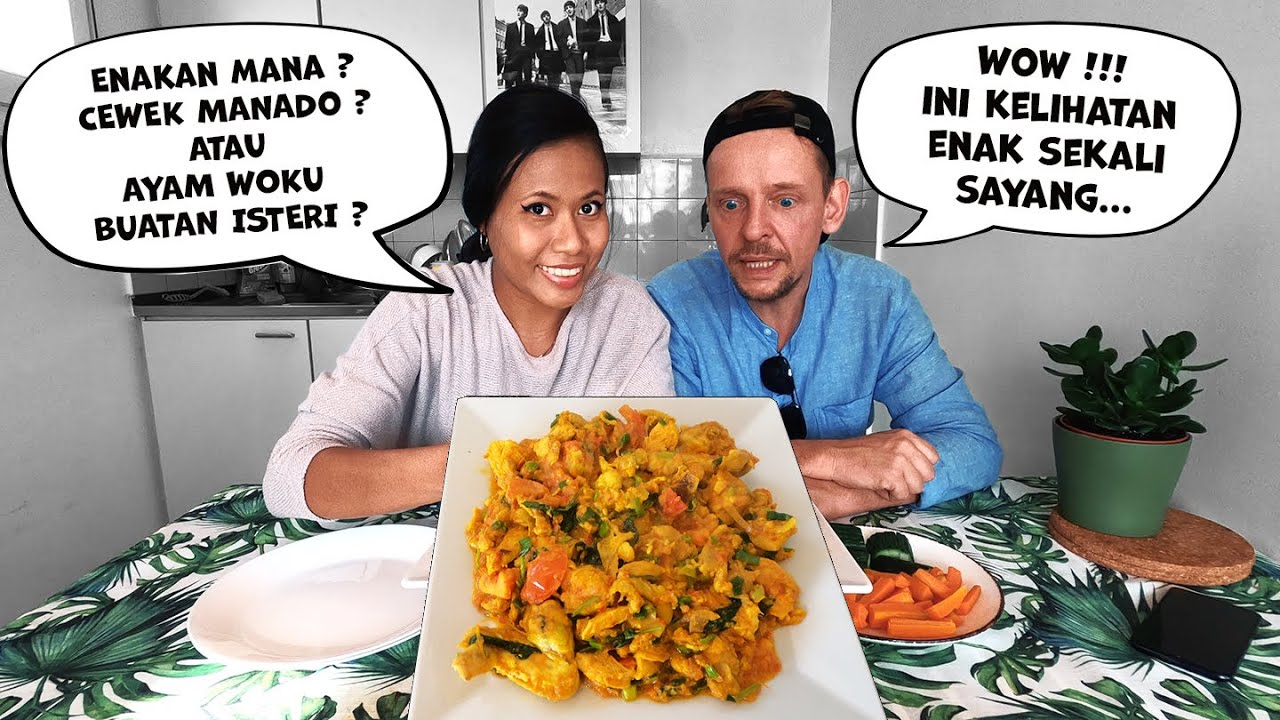 MASAK AYAM WOKU BUAT SUAMI, Dia Malah Ingat Mantan di Manado  !! 😒😂