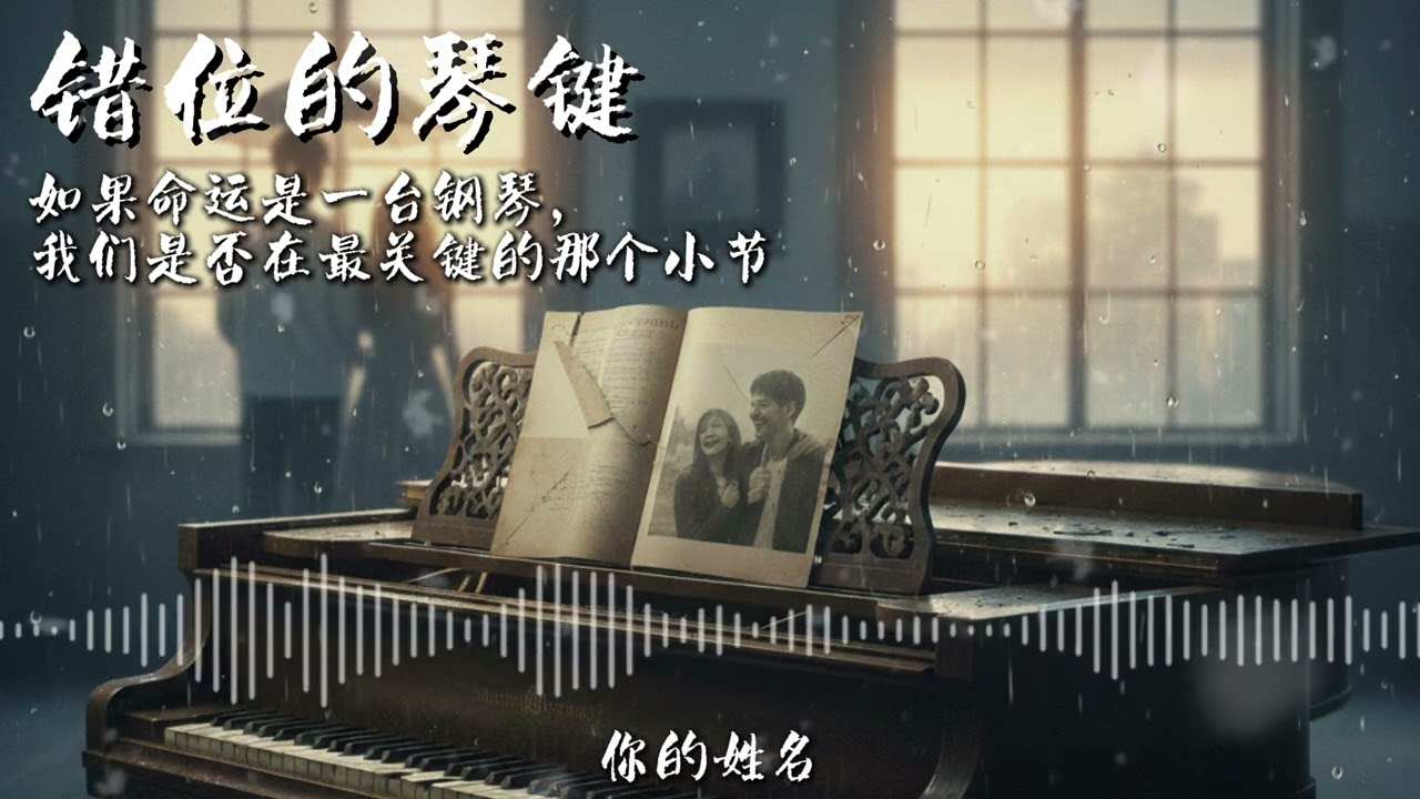 错位的琴键 - 神来一笔 | 原创 R&B (Official Lyrics Video)