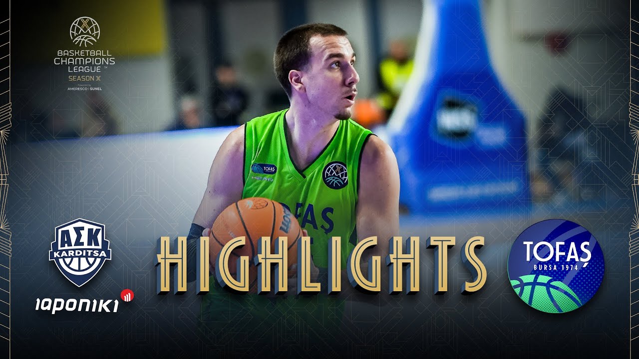 Karditsa Iaponik v Tofas Bursa | Round of 16 | Highlights | #BasketballCL 2025-26