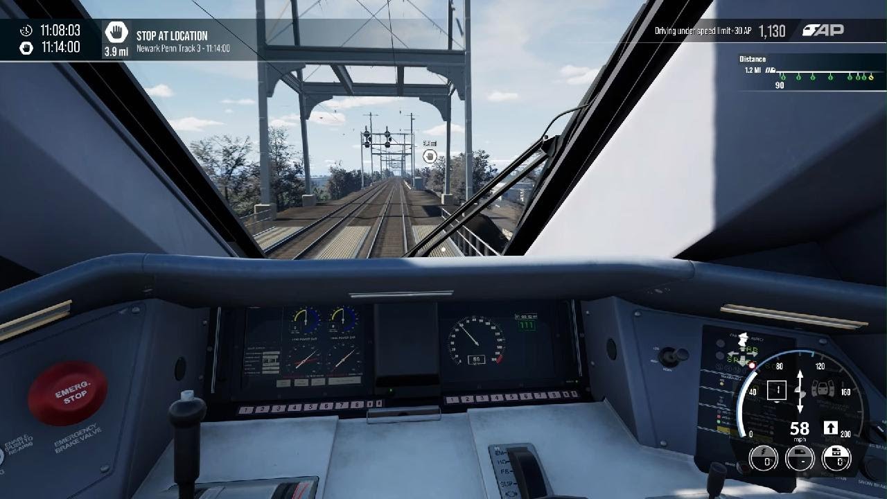 TSW 5 - Penn Station To Washington (Express) Amtrak Acela 🚊