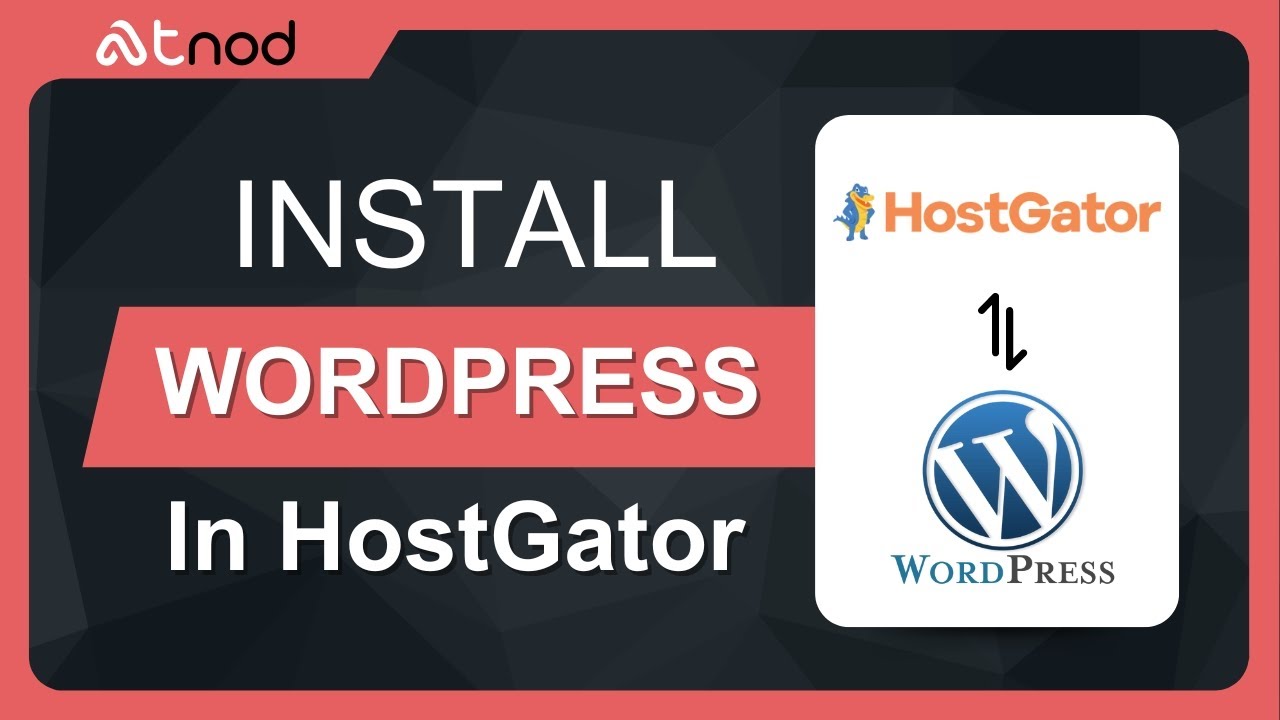 How to Install WordPress in HostGator: Step-by-Step Guide (2024)