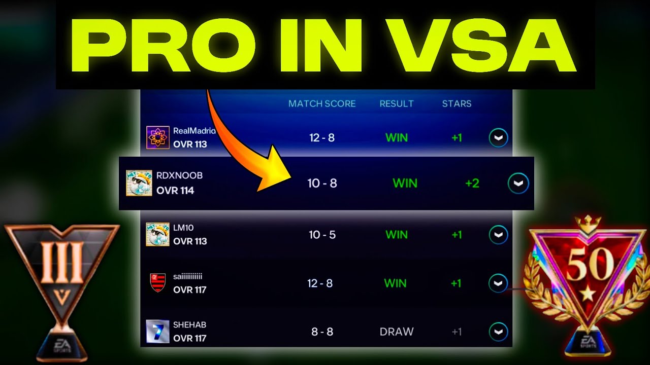 VSA Secrets Every FC Mobile Player Should Know!