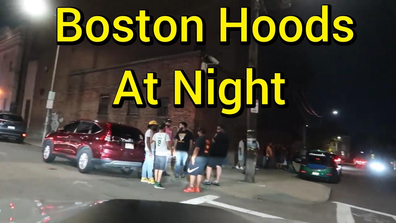BOSTON HOODS AT NIGHT