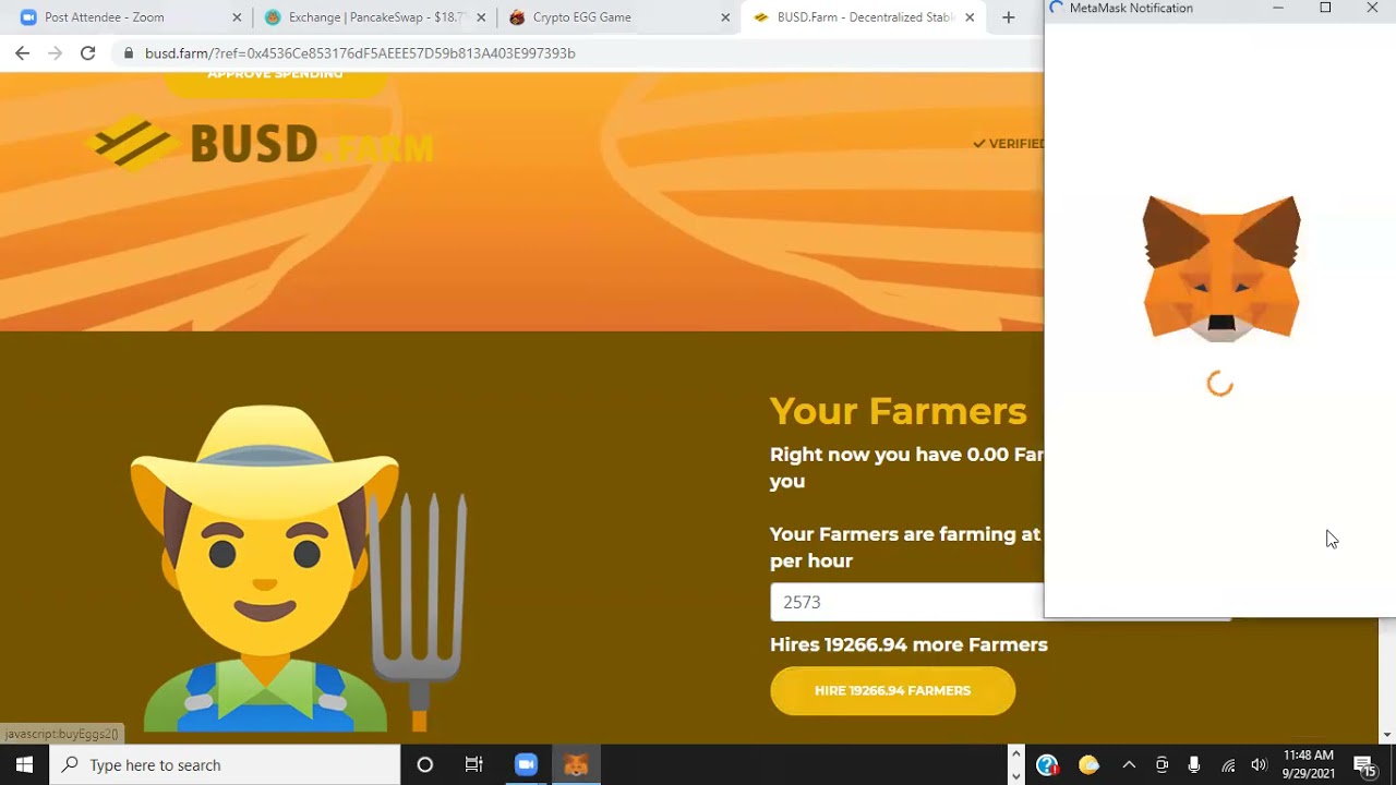 SUPER DEGEN 10% DAILY MINERS - LIVE DEPOSIT INTO CRYPTO EGG GAME & BUSD FARM (HIGH RISK HIGH REWARD)