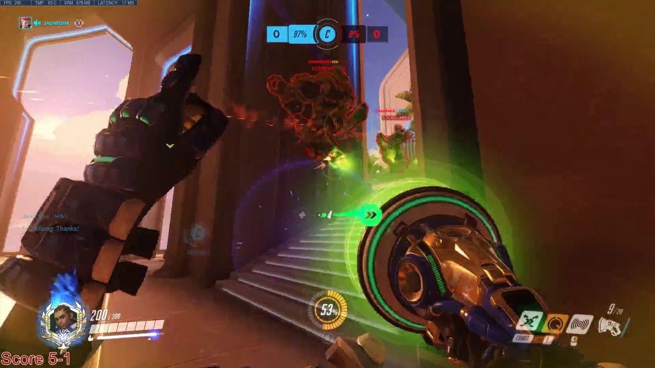 Testdriving new lucio