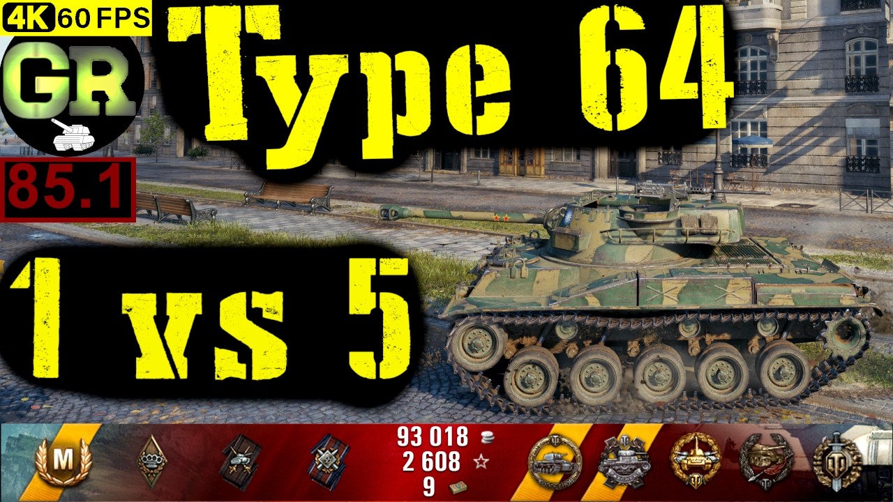85_World of Tanks Type 64 WoT Replay - 7 Kills 2.8K DMG(Patch 1.4.0)