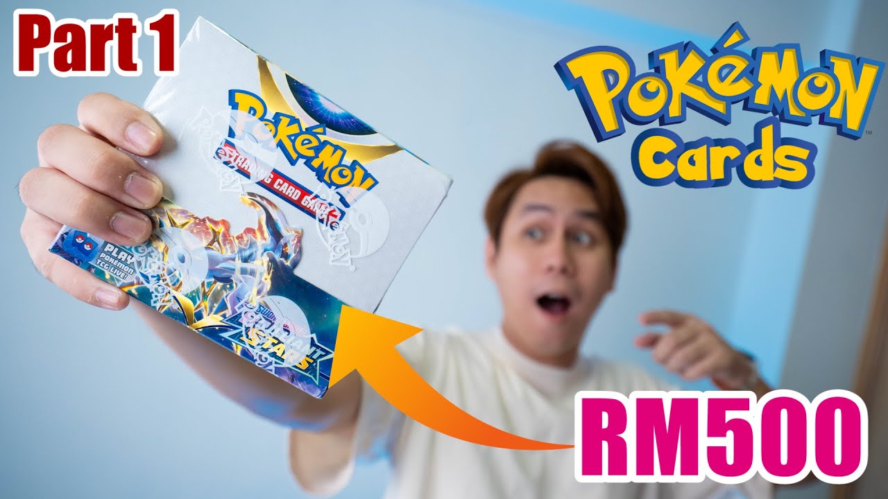 第一次开箱RM500真版 Pokemon Cards! Part 1