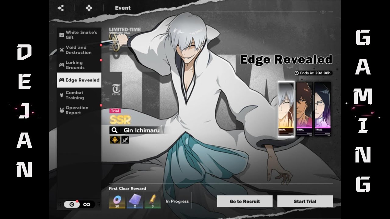 BLEACH : SOUL RESONANCE - Full Gameplay Karakter (Gin, Sado, dan Ishida)