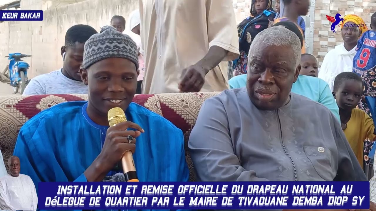 Insrtallation et remise officielle du drapeau national 🇸🇳au délegué de quartier de KEUR BAKAR