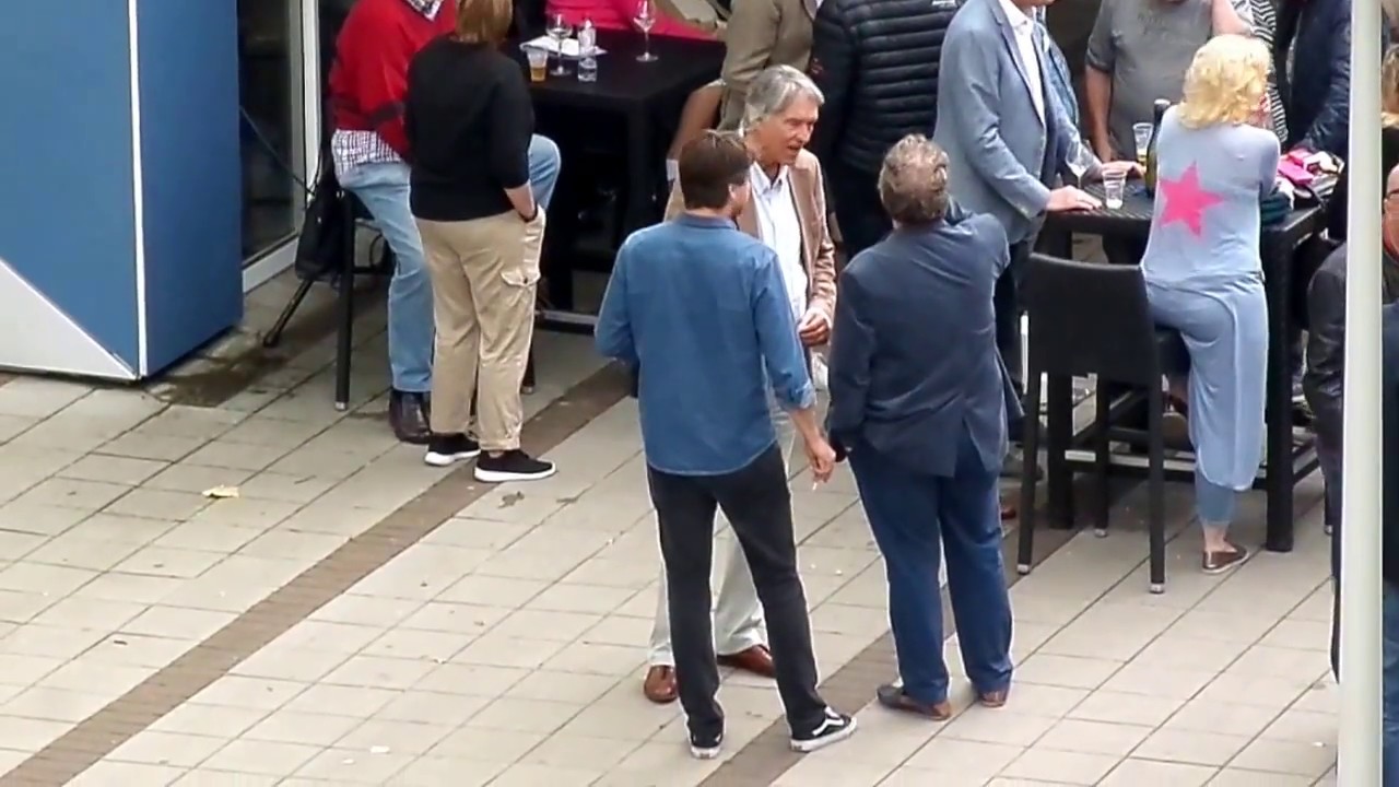 Ron en Rick Brandsteder gespot in Amsterdam