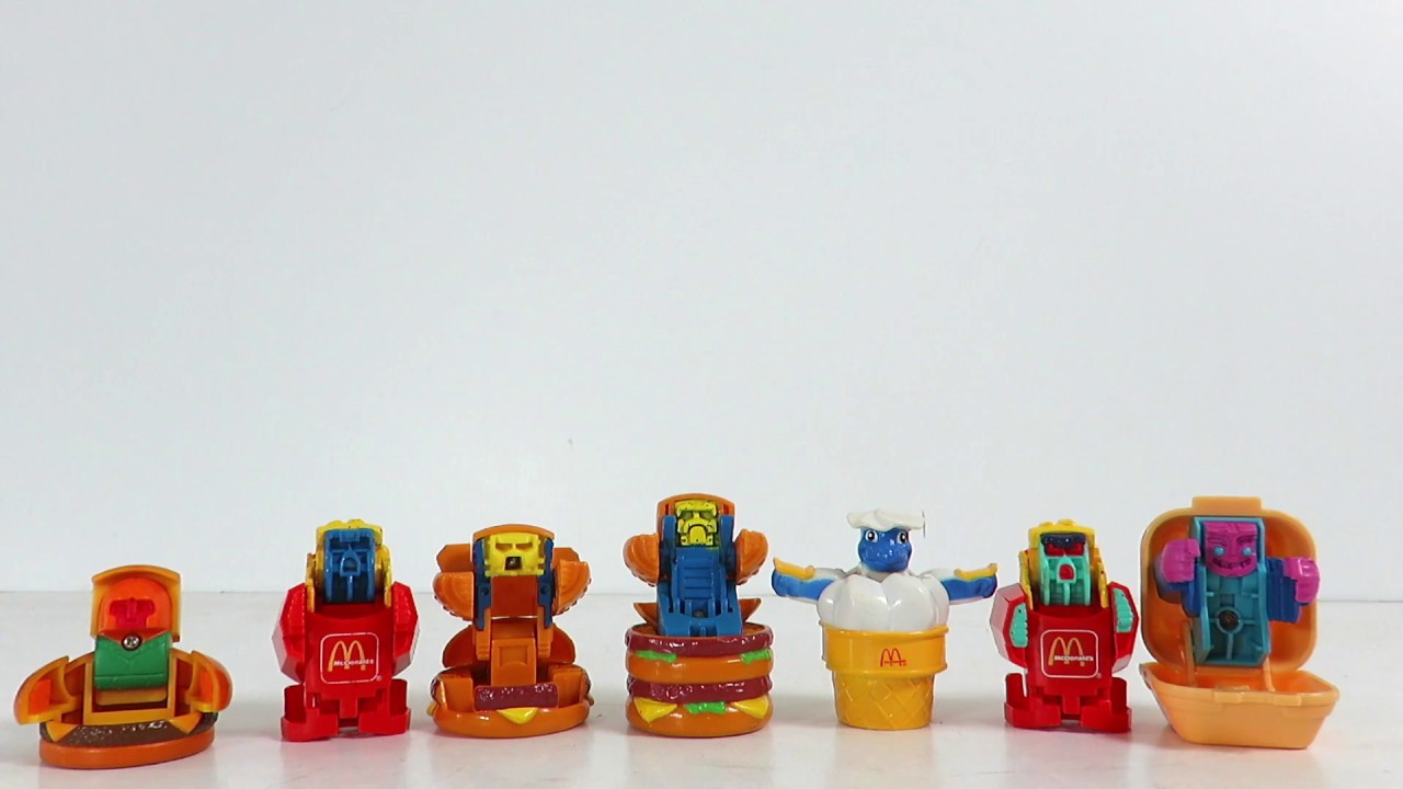 McDonalds 1987-90 Happy Meal Food Changeables Toys review