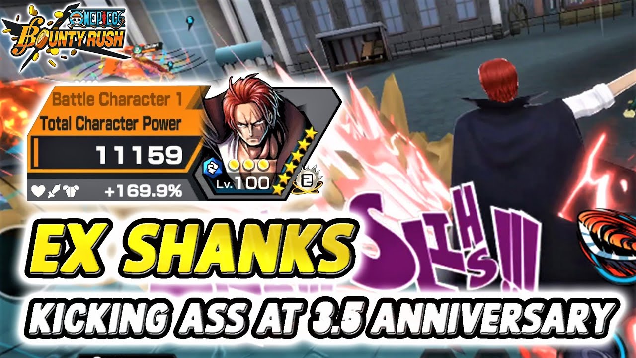 EX SHANKS 6★ OLD UNIT BUT HE STILL GOT IT! RANK SS GAMEPLAY ONE PIECE BOUNTY RUSH