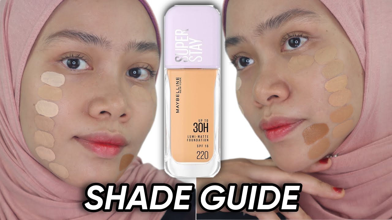ГИД ПО ОТТЕНКАМ | MAYBELLINE SUPERSTAY LUMI MATTE