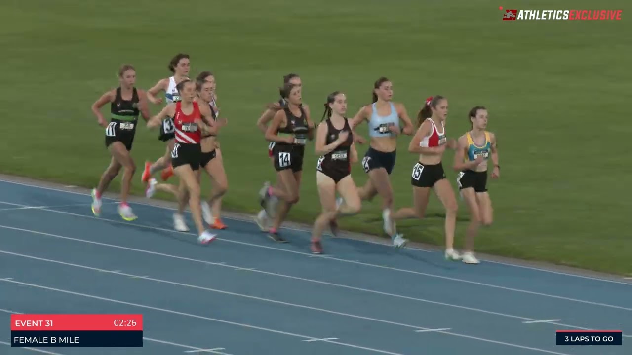 Female B Mile: 2025-26 Victorian Milers Club - Meet 4