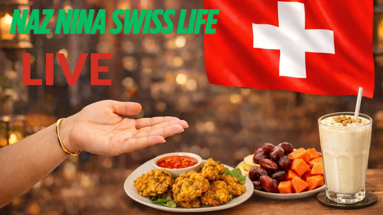 Swiss Life Iftar Preparation | টুনা ফিশ চপ, পিয়াজু, ফল ও বানানা লাচ্ছি | Naznina Swiss Life Live