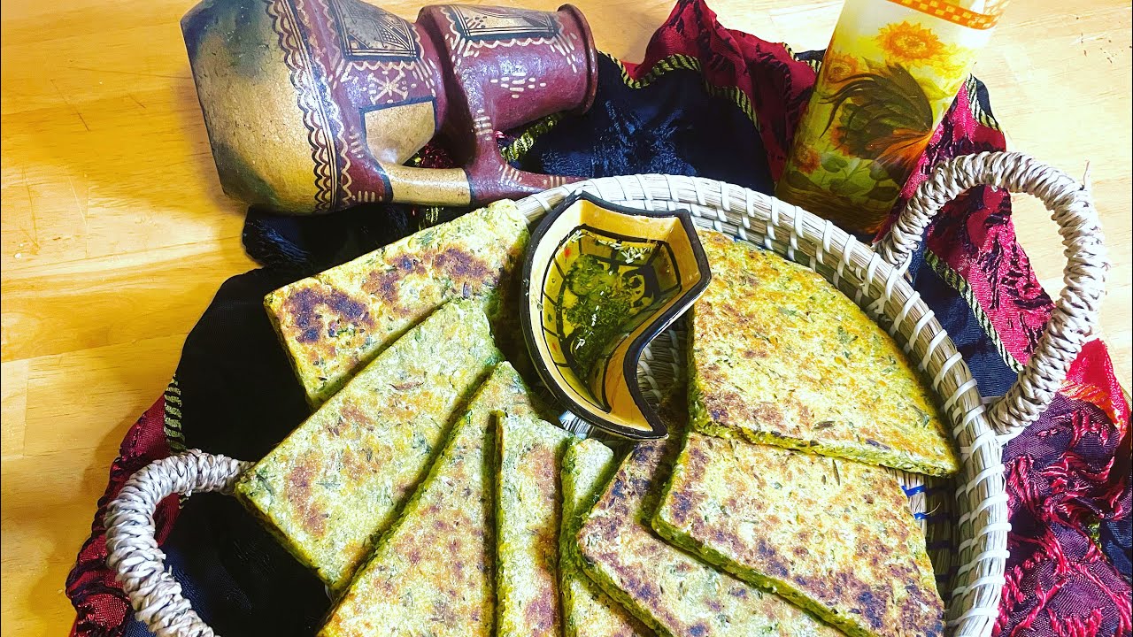 Aghroum Elahwal/Onions Mint  (Kabyle)bread