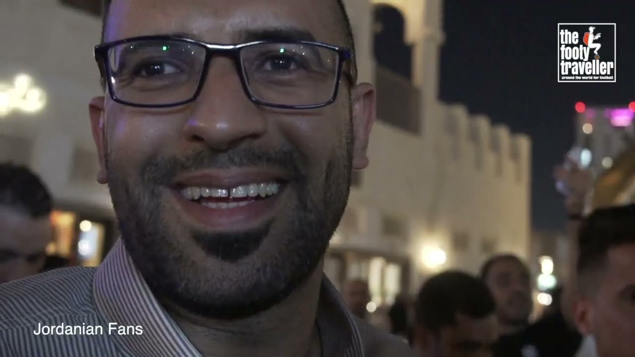 Malaysia, Jordan, Uzbek and Iraqi Ultras & fans at Souk Waqif Doha