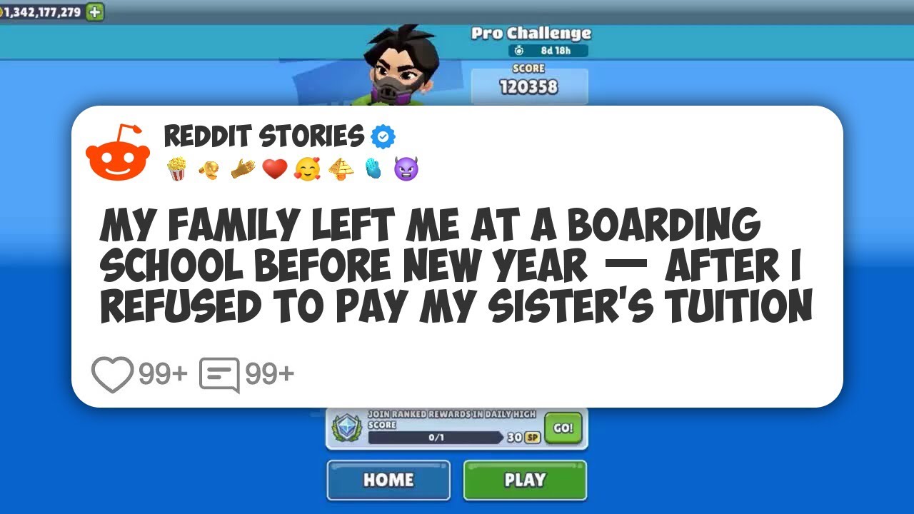 My Family Left Me At A Boarding School Before New Year — After I Refused To Pay My #reddit 