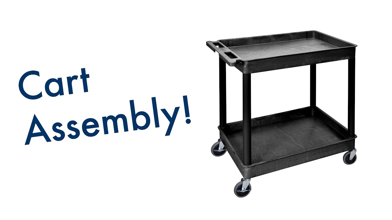 Luxor 2-Shelf-Tub Cart | Hubert Company