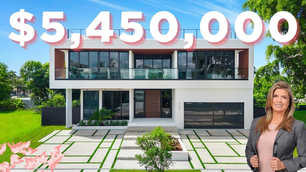 NEW BUILD MODERN ESTATE IN THE HEART OF SUNNY ISLES BEACH ~ 262 189TH TERRACE ~ $5,950,000