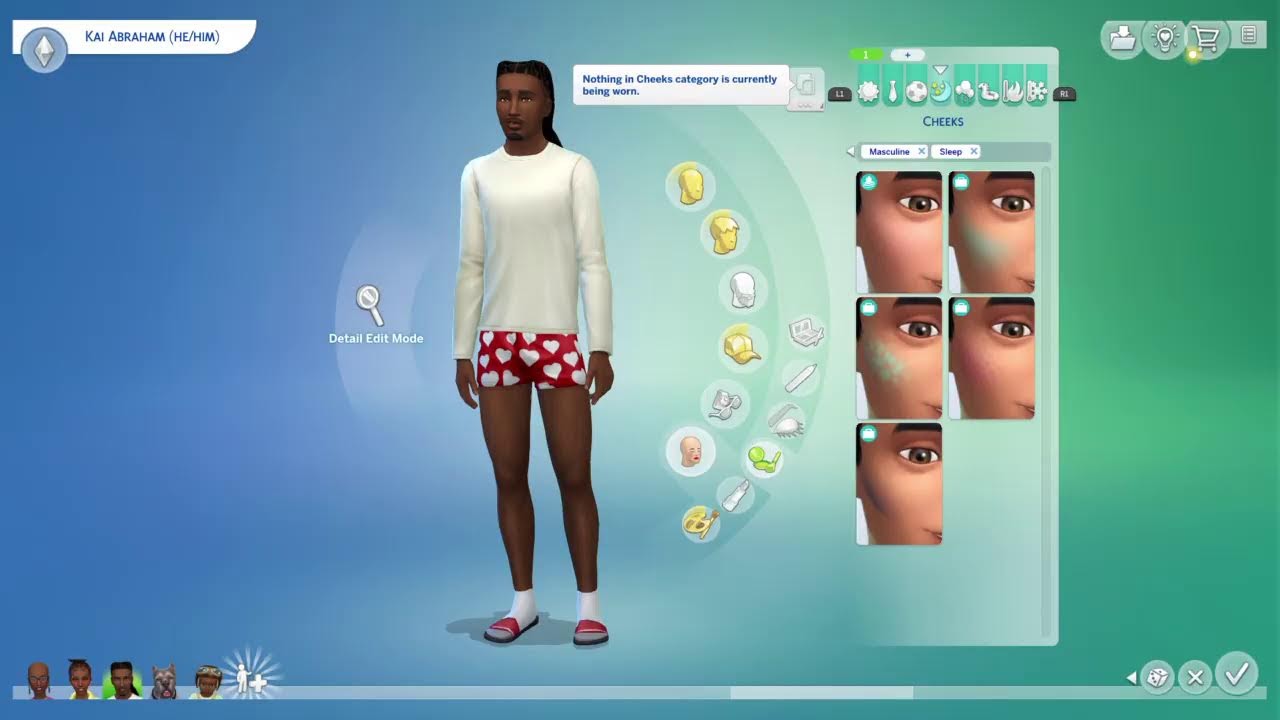 SIMS4|CAS [The Abraham Family] In My Saved File|No Commentary