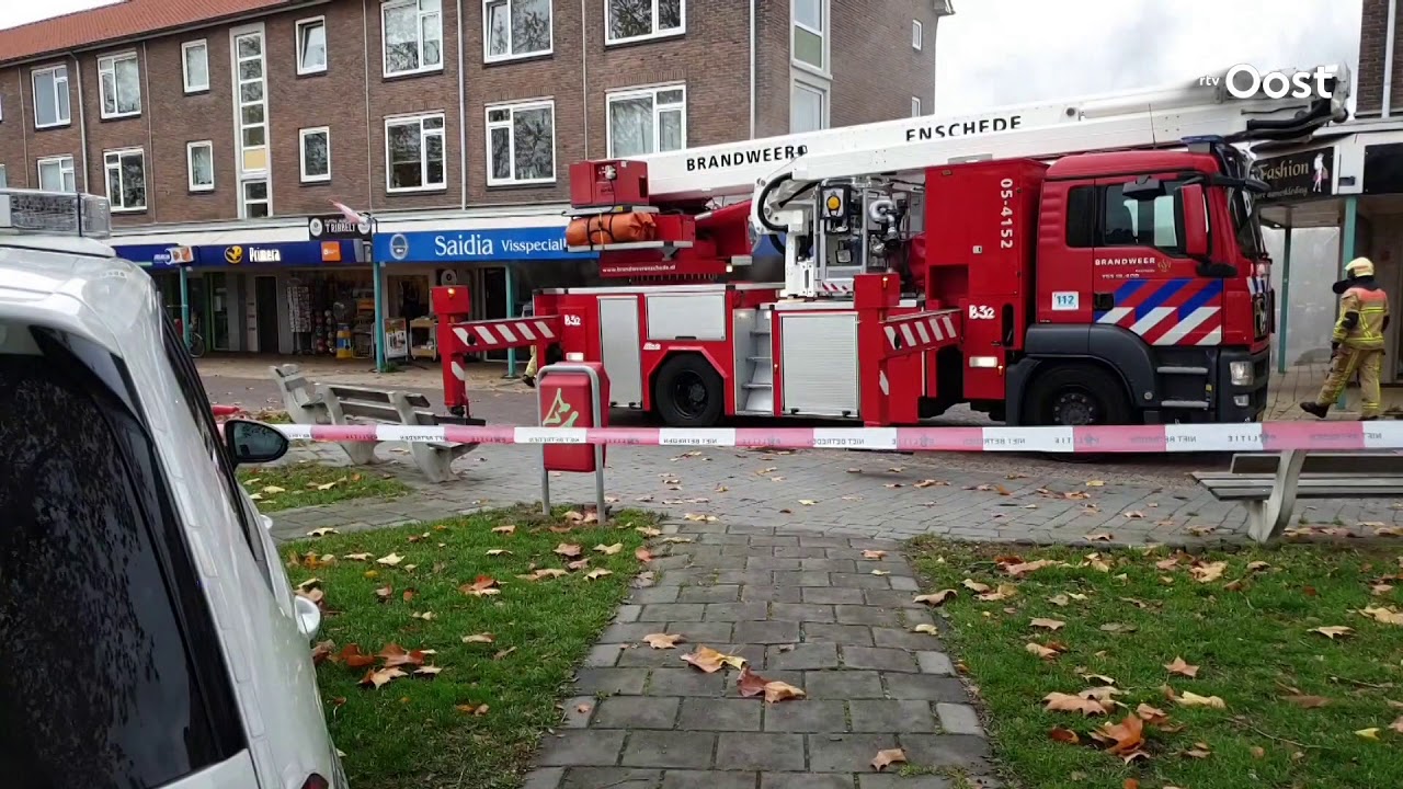 Brand in viswinkel Enschede is geblust