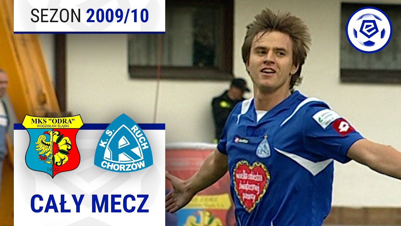 (1/2) Odra Wodzisław Śląski - Ruch Chorzów | CAŁY MECZ | Ekstraklasa 2009/10 | 9. Kolejka