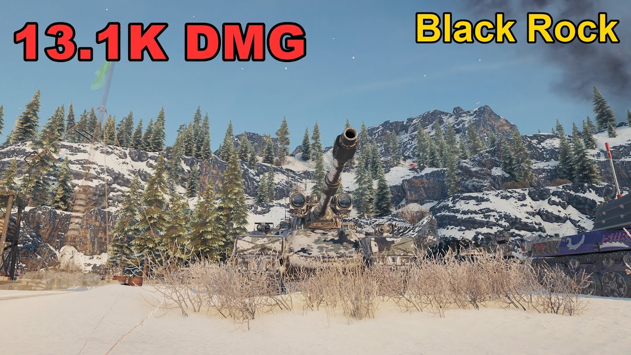Black Rock - 13.1K Damage - Map: Glacier - Player: legend_is_onion - Server: EU | World of Tanks