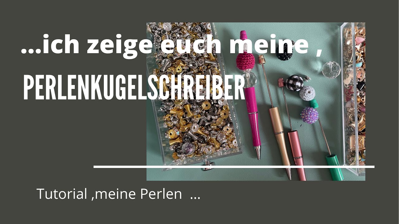 Perlenkugelschreiber, beaded pen ,Budgetplanung,Tutorial