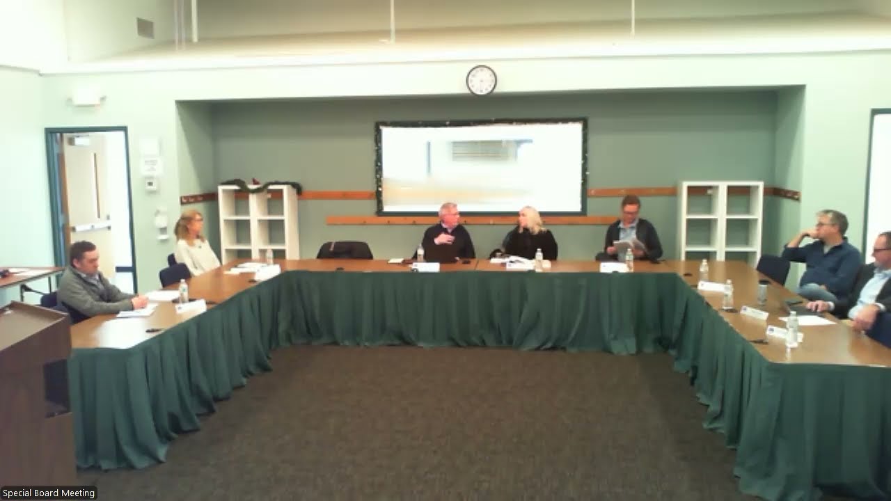 Special Board Meeting January 5
