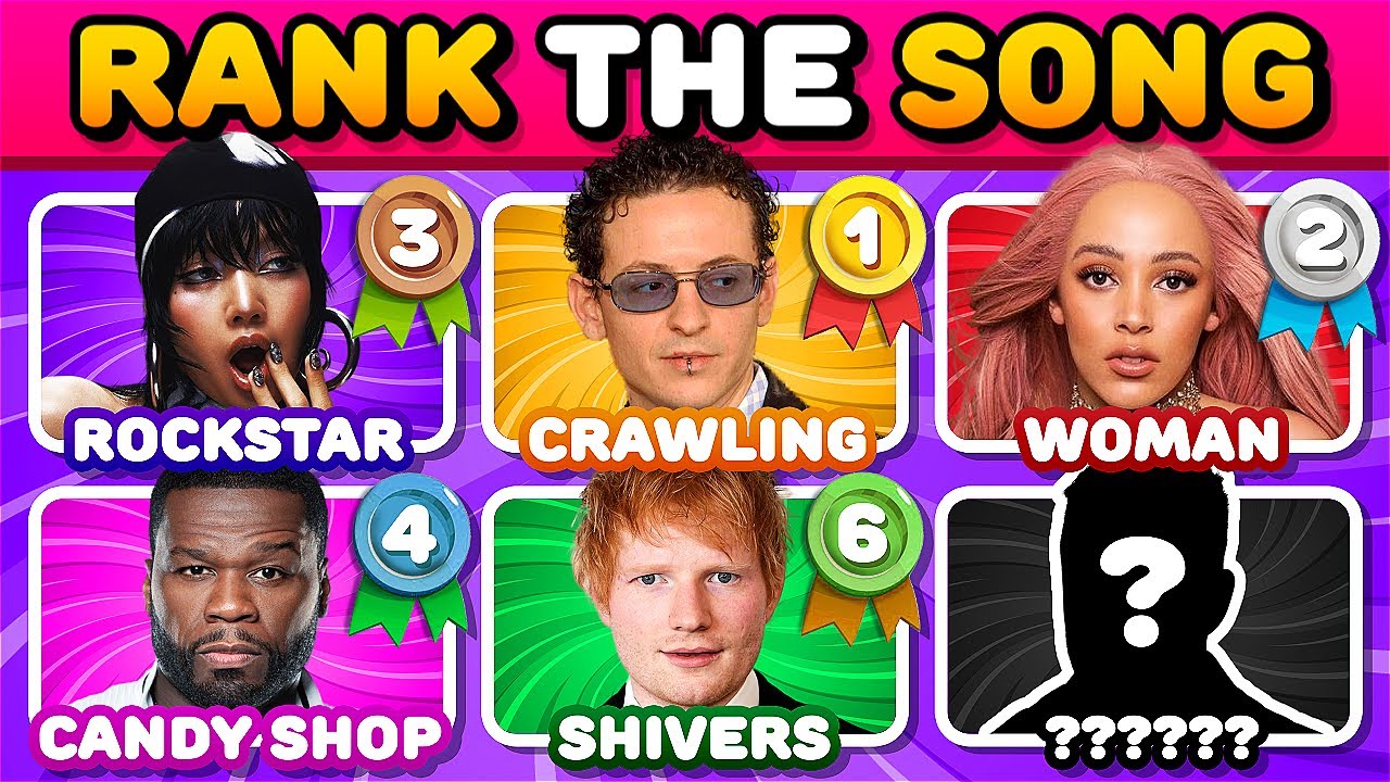 RANK THE SONG! 💖 But Without Knowing the Next One | Music Quiz Challenge #2