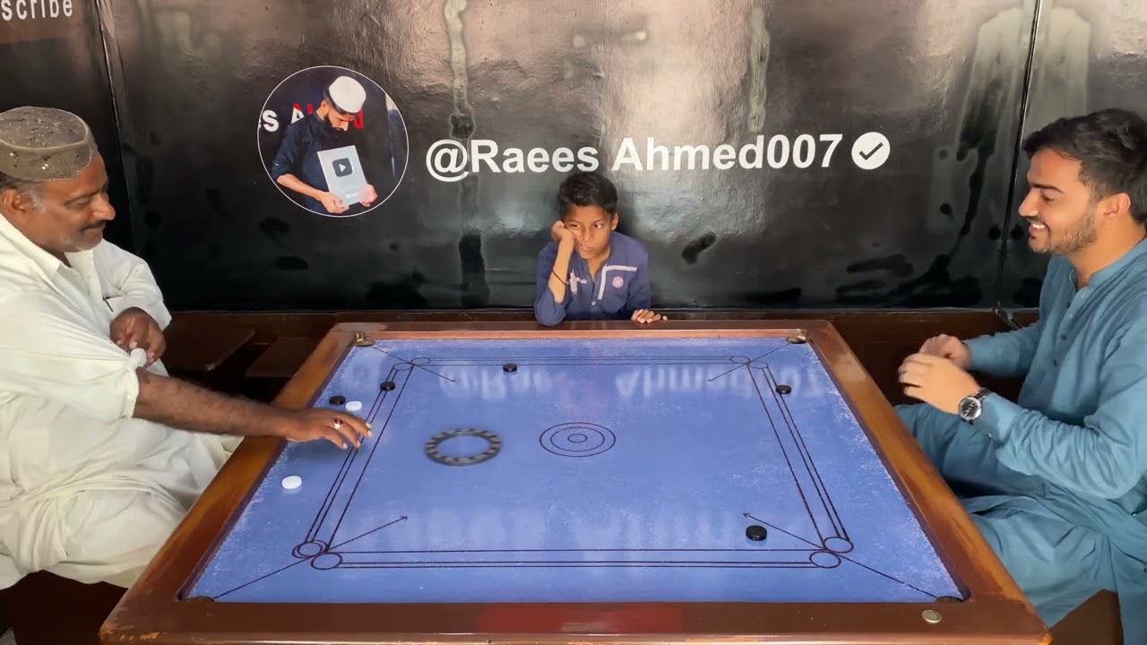 Shah g vs Ahmad bajwa ||carrom board match 🔥😡