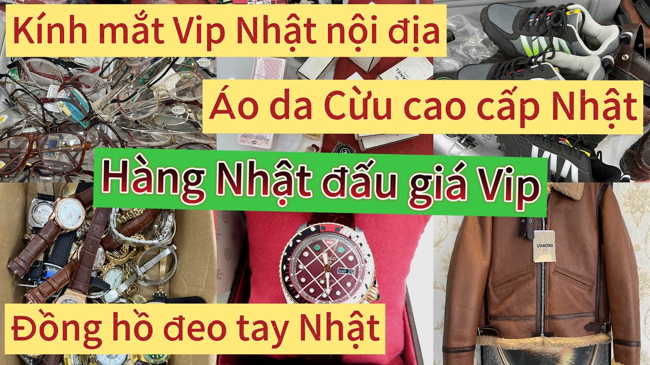 5-11: Hàng Nhật bãi đấu giá Vip -Kính đọc sách Nhật bọc vàng- áo da Cừu cao cấp nhất